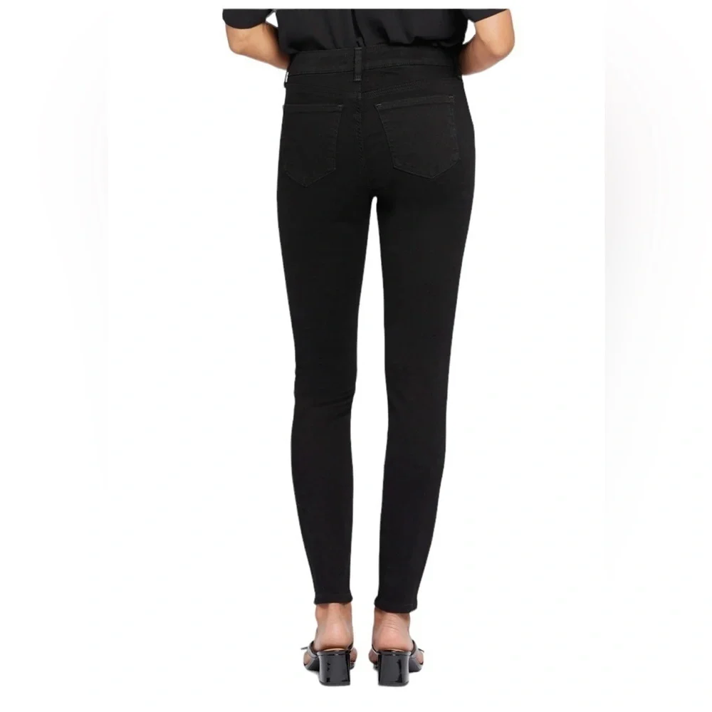 NEW NYDJ Ami Skinny Ankle Jeans Black | Petite 0P | Lift Tuck Stretch Denim - Picture 3 of 4